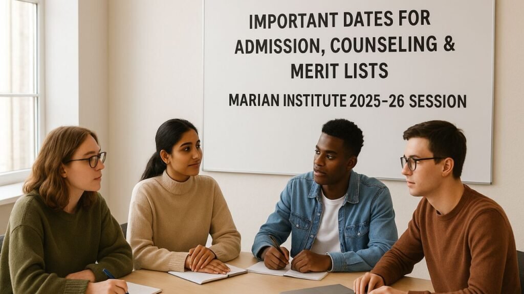 Marian Institute 2025 and 26 Session
